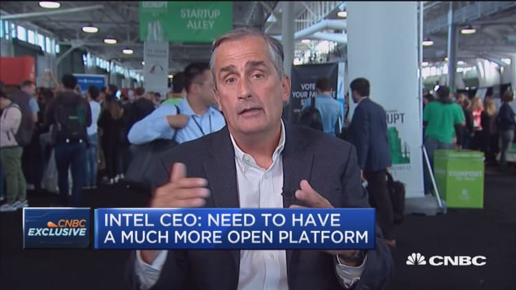 Intel CEO doubles down on partnership with Alphabet's self-driving car unit