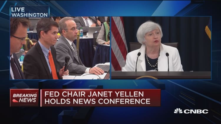Yellen: This year's inflation shortfall a mystery