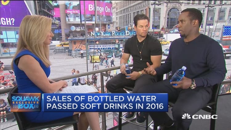 Sean 'Diddy' Combs and Mark Wahlberg wade into water venture