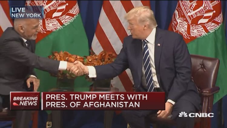 President Trump meets with Afghan President Ashraf Ghani