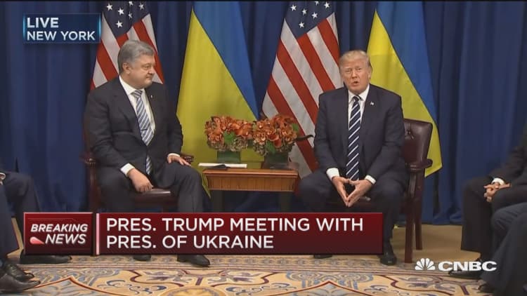 Trump: Companies see a 'tremendous potential' in the Ukraine