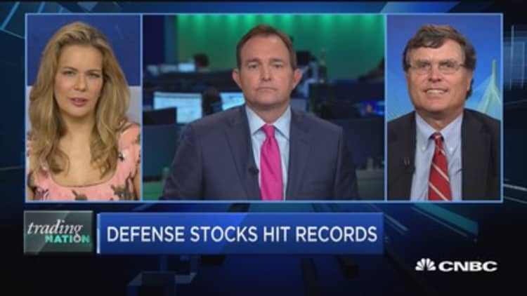 Trading Nation: Defense stocks hit records
