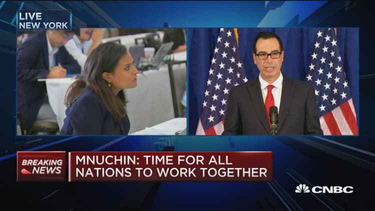 Secretary Mnuchin: I don't believe other sanctions have failed