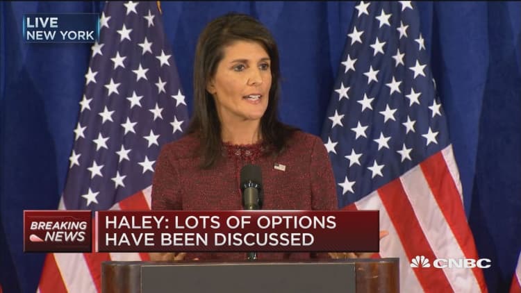 UN Amb. Haley: If Iran deal is not in best interest of US, he will not certify