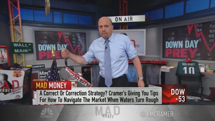 Cramer points to stocks that become money magnets during a correction