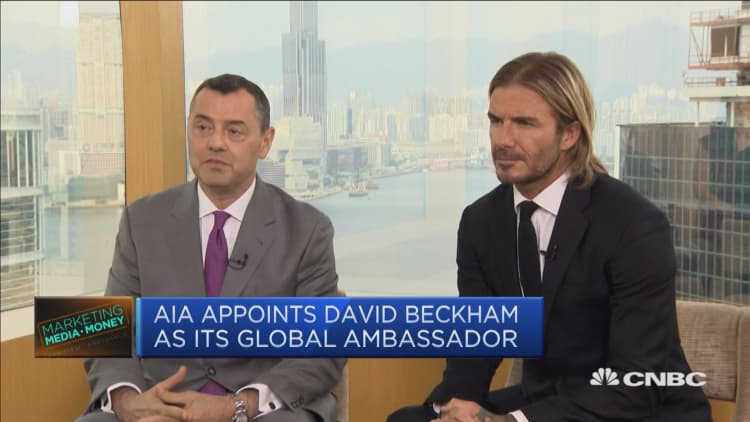 David Beckham is AIA's new global ambassador