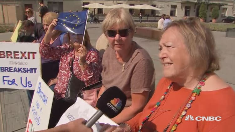 'We are European': Protesters voice Brexit concerns in Florence