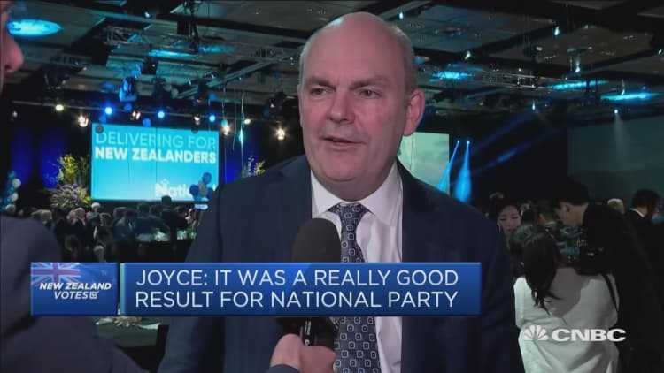 Big National Party win could help post-election talks: NZ minister
