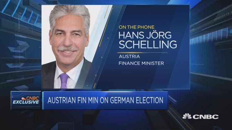 German election result not good, but not a disaster: Austrian finance minister