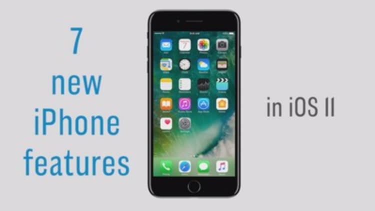 7 new iPhone features from Apple's new iOS 11