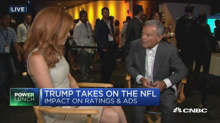 WPP CEO Sir Martin Sorrell on Trump's NFL tweets: Politics and sports can't be separated