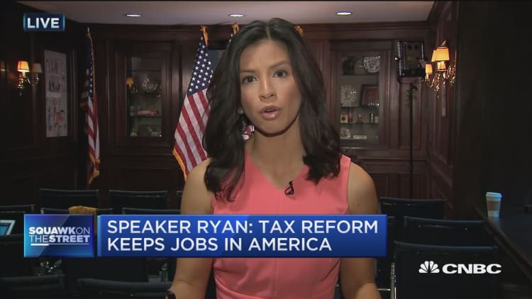 Speaker Ryan: Singularly focused on tax reform