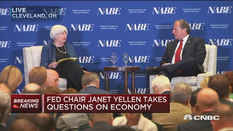 Fed Chair Janet Yellen: Inflation data is very noisy month to month