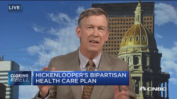 Real focus is how do we stabilize health care markets: Gov. Hickenlooper