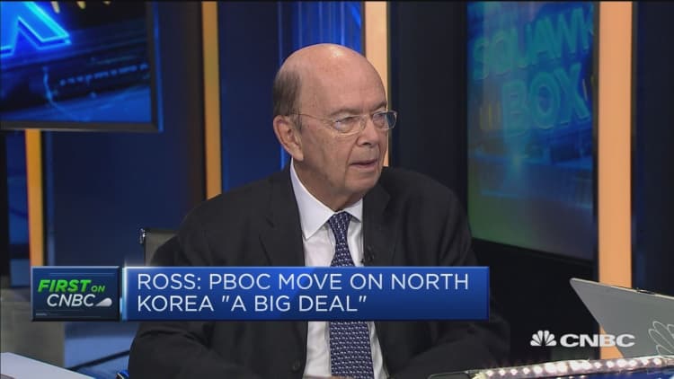 Wilbur Ross: China 'quite serious' about living up to N.Korea commitments