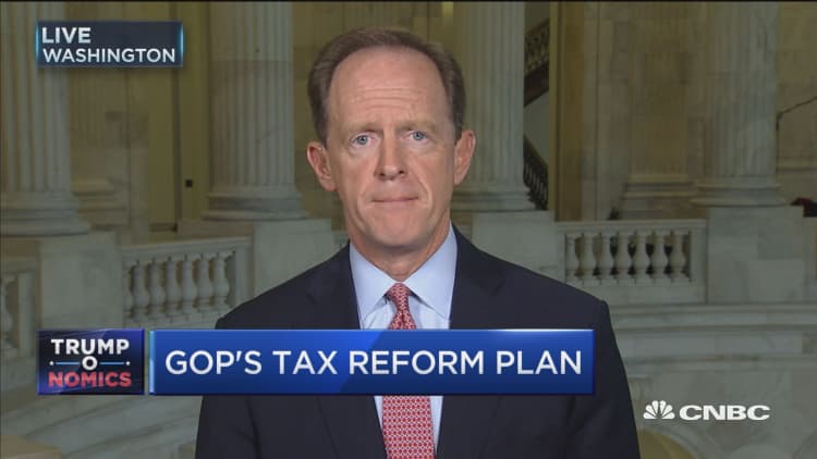 Sen. Pat Toomey: Expect GOP plan to include net tax cut for middle class