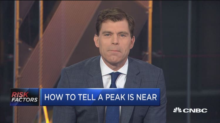 Here's how to tell a market peak looms around the corner