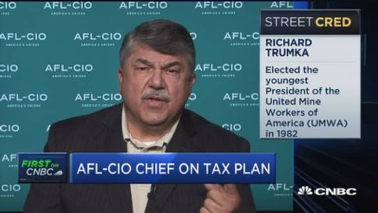AFL-CIO Richard Trumka: GOP plan helps the wealthy, not workers