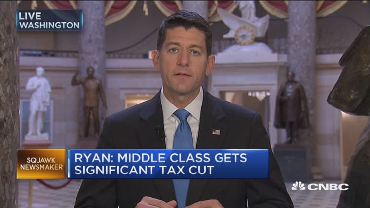 Rep. Paul Ryan: Tax reform 'clearly' a hard lift