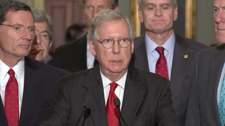 Trump needles Mitch McConnell over the Senate's 'horrible' filibuster rule