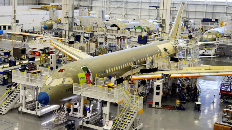 Additional duties imposed on Canada's bombardier