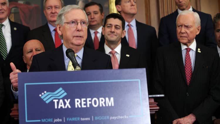 Senate Republicans unveil tax reform plan