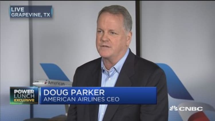 We have a business that will profit in good and bad times: American Airlines CEO