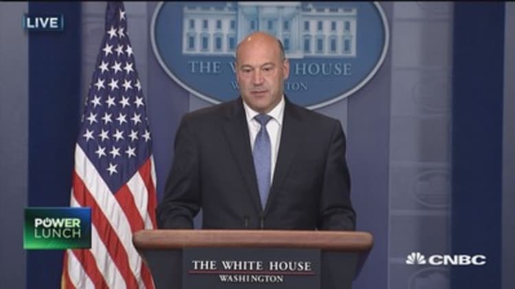 White House advisor Gary Cohn: Our plan is based on lower rates and expanding the base