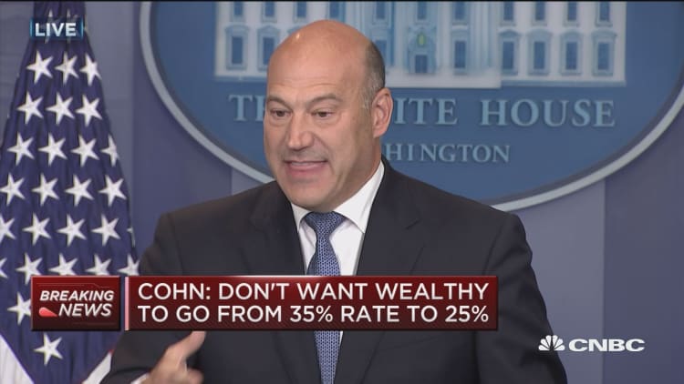 White House advisor Gary Cohn: If buybacks and dividends happen, it will get reinvested in the economy