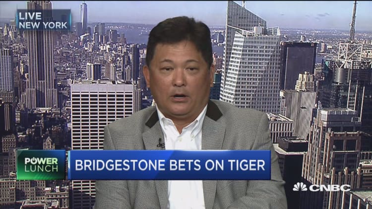 Bridgestone bets on Tiger