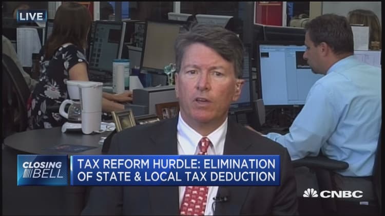 Tax reform hurdle: Elimination of state & local tax deduction