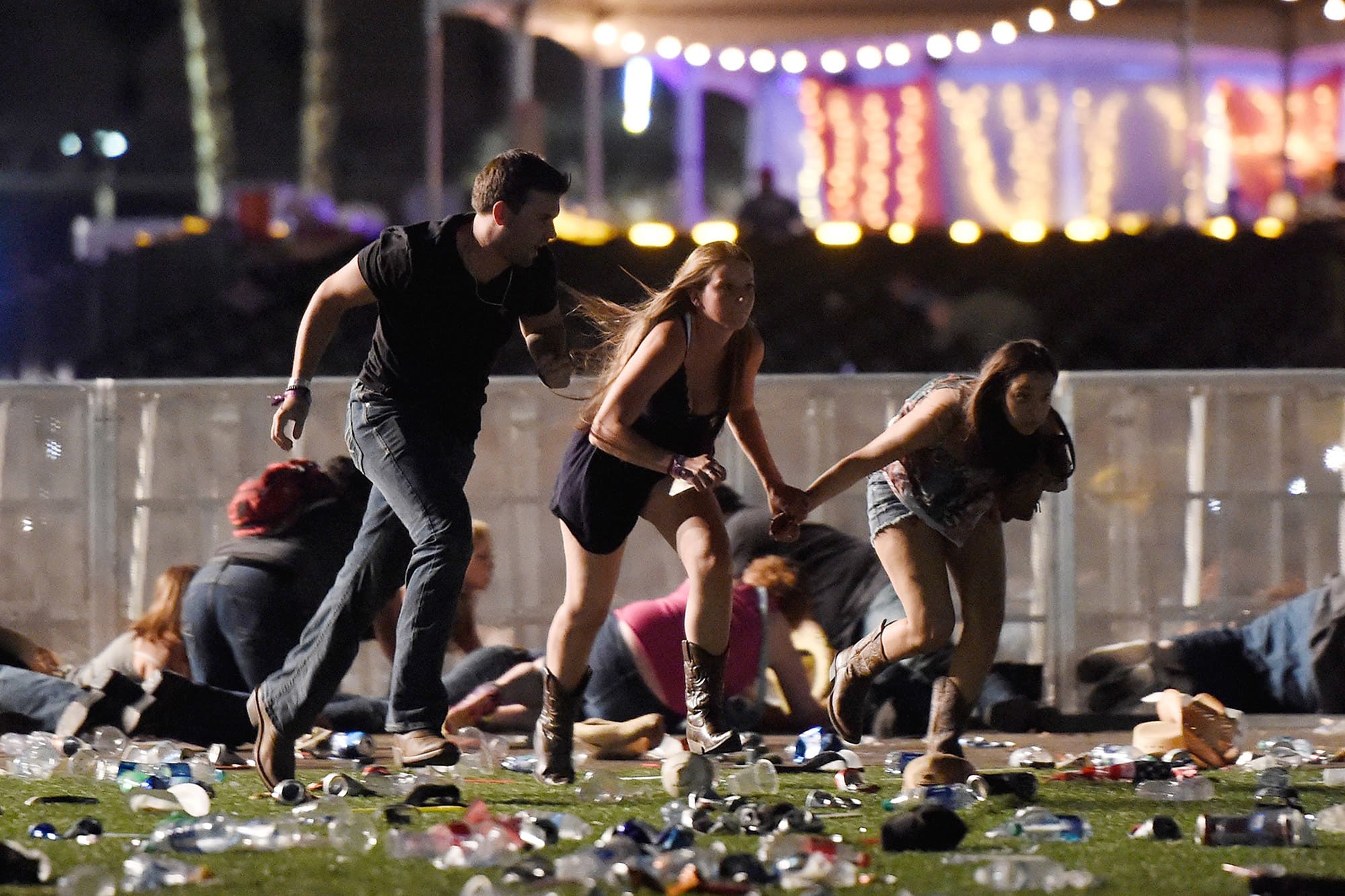 Las Vegas massacre: Scenes the deadliest mass shooting in modern US history
