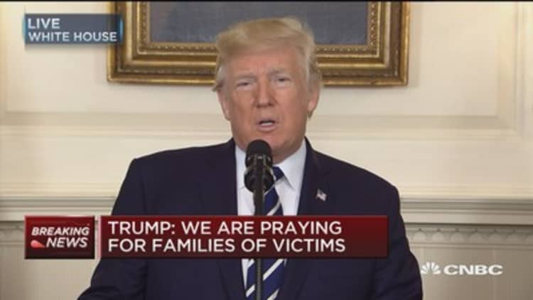 Trump: We are praying for the families of all the victims