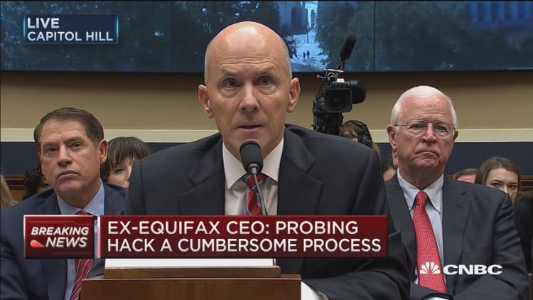 Former Equifax CEO Richard Smith: Protecting personal information is number-one responsibility