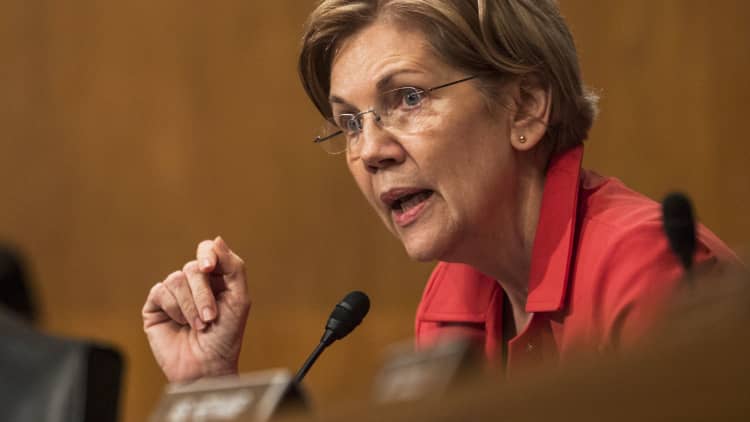 Senator Elizabeth Warren had some harsh words for Wells Fargo CEO Tim Sloan