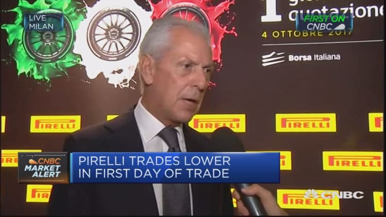 Pirelli CEO Marco Tronchetti Provera on IPO