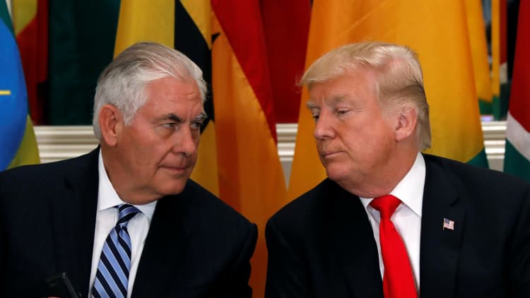 President Trump: Tillerson not leaving the State Department