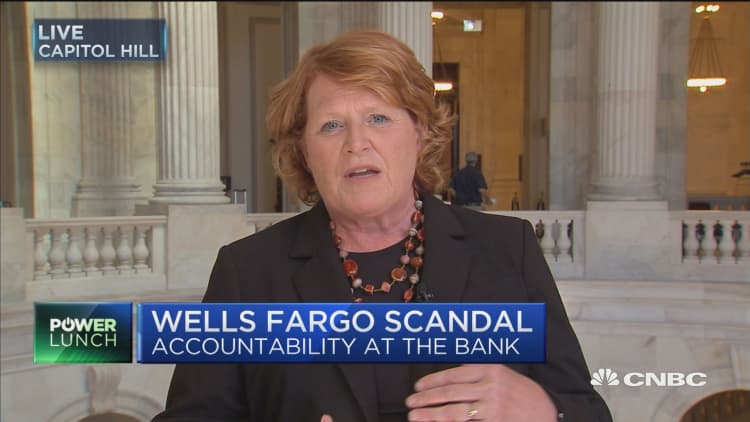 Sen. Heidi Heitkamp: Wells Fargo dodged upper management accountability