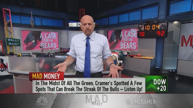 Cramer reveals the market's top 10 actionable negatives