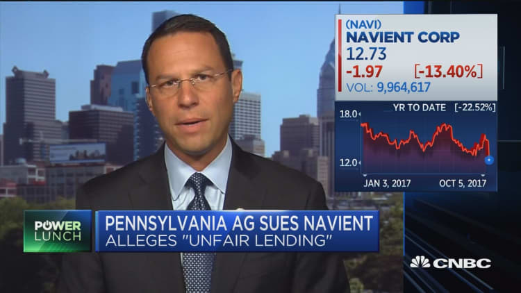 Pennsylvania AG files suit against student loan provider Navient