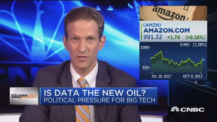 Is data the new oil? Big tech companies face political pressure