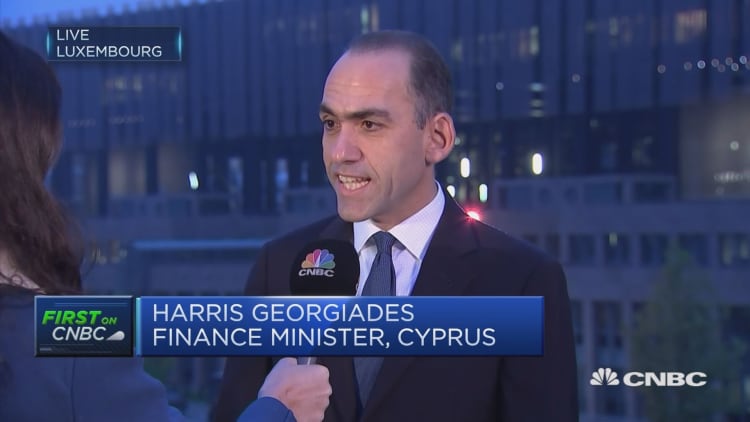 European institutions not competing against IMF: Cyprus finance minister