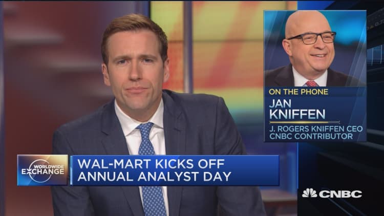 Wal-mart analyst day kicks off