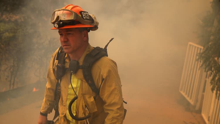 Wildfires rip through Northern California