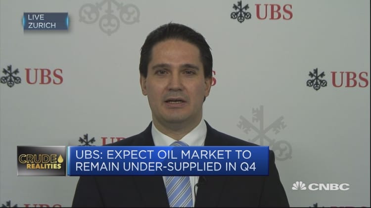 Expect oil prices to remain supported in the fourth quarter: UBS