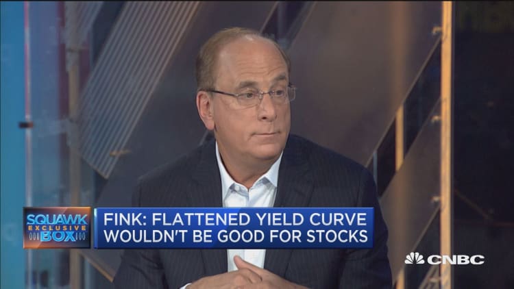 BlackRock's Larry Fink: We want to avoid an inverted yield curve. Here's why
