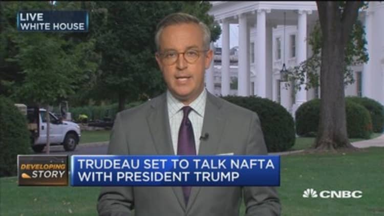 Trudeau set to talk NAFTA with Trump