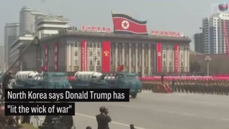 TASS: North Korea says Trump has 'lit the wick of war'