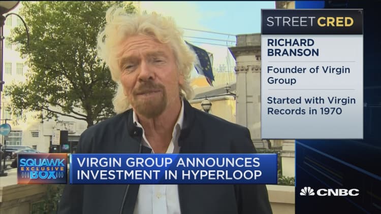 Richard Branson: More likely I'll travel in space before traveling in Hyperloop