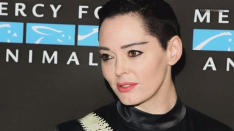 Some call for Twitter boycott after Rose McGowan is temporarily suspended